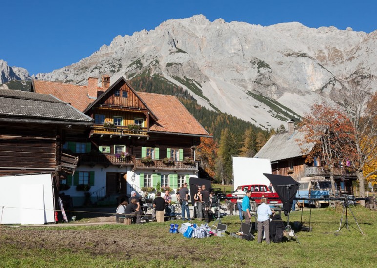 Drehort für "Die Bergretter" am Pernerhof in Ramsau