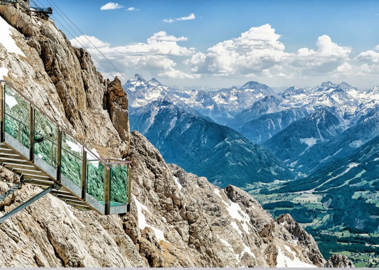 Dachstein Skywalk und Stiege ins Nichts am Dachstein